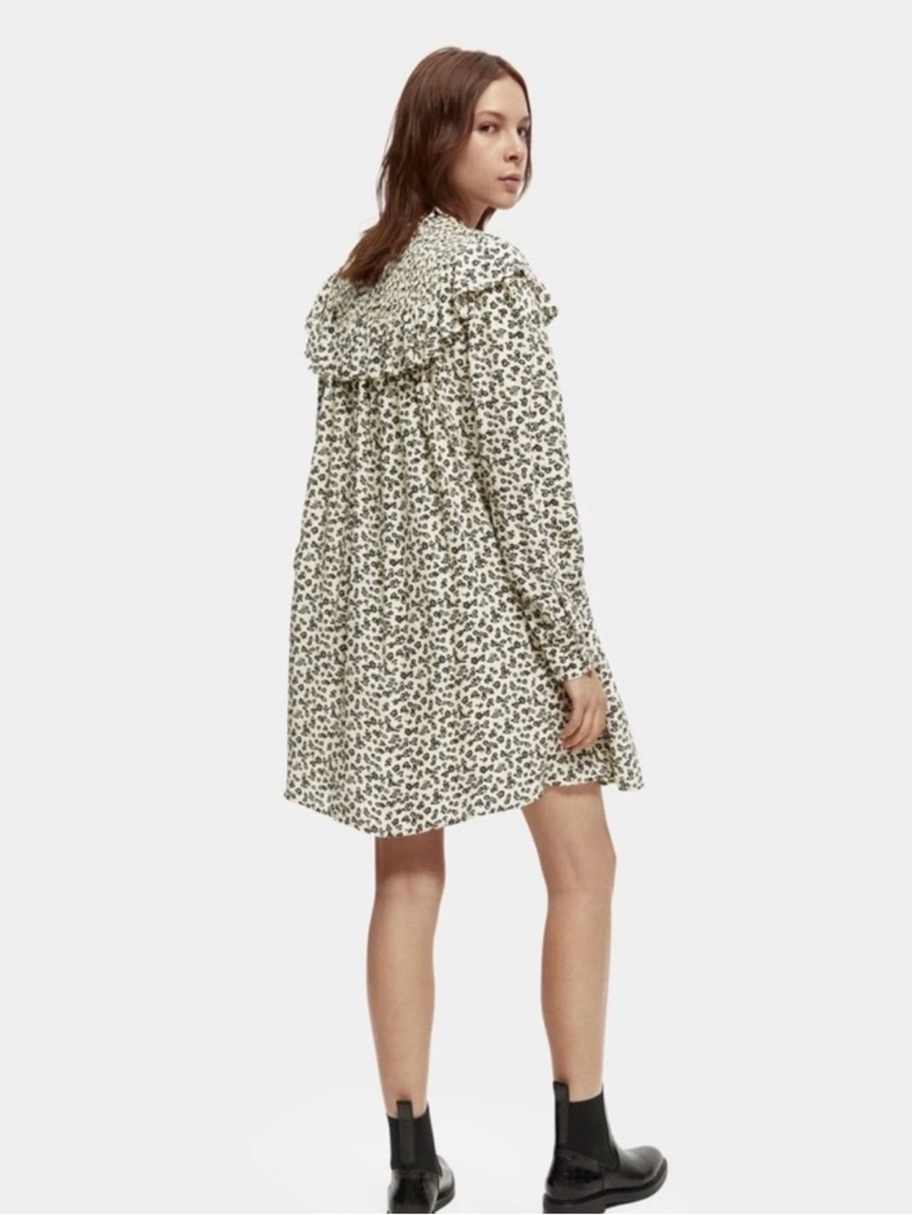 🖤 Scotch & Soda Short Flowy Dress - Picture 3 of 15